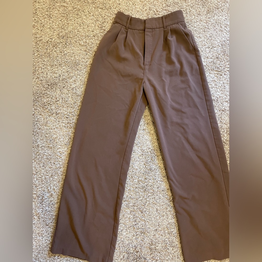 A&F Tailored Wide Leg Pants